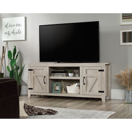 Sauder Entertainment Credenza Chc , Accommodates up to a 70 in. TV weighing 95 lbs 429575